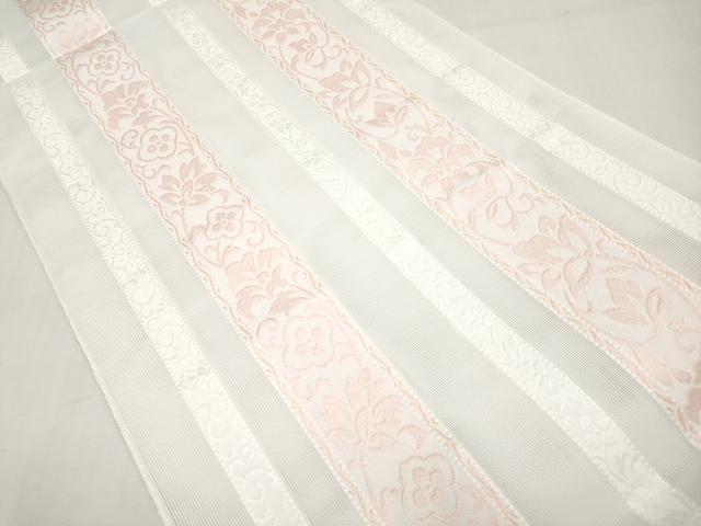平和屋着物＊夏物　八寸名古屋帯　博多織　更紗唐草間道　CABL1304tx