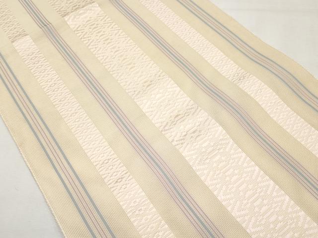 平和屋着物＊夏物　本場筑前博多織　八寸名古屋帯　紗献上　正絹　逸品　CABL1313tx