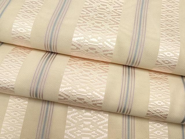 平和屋着物＊夏物　本場筑前博多織　八寸名古屋帯　紗献上　正絹　逸品　CABL1313tx