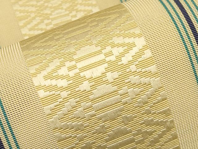 平和屋着物＊夏物　本場筑前博多織　八寸名古屋帯　紗献上　正絹　逸品　CABL1314tx