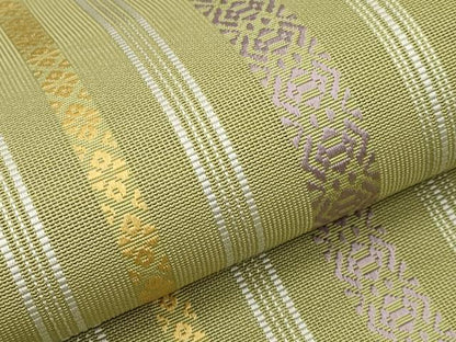 平和屋着物＊夏物　本場筑前博多織　八寸名古屋帯　紗献上　正絹　逸品　未使用　CABL1315tx