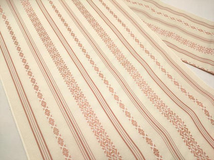 平和屋着物＊夏物　本場筑前博多織　八寸名古屋帯　紗献上　正絹　逸品　CABL1316tx
