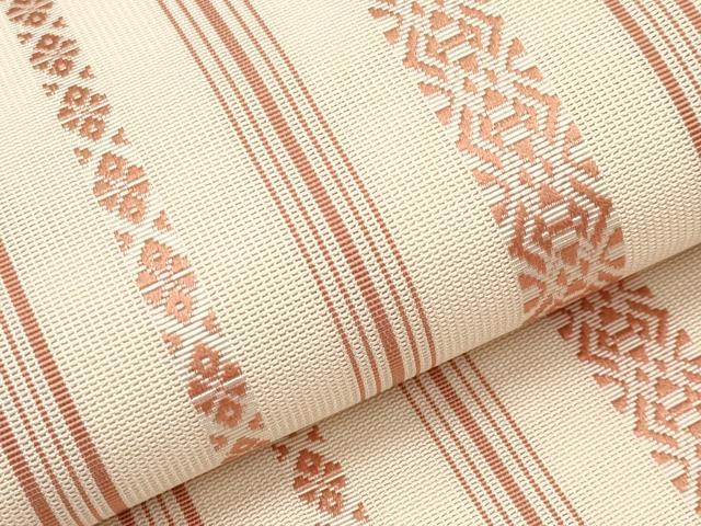 平和屋着物＊夏物　本場筑前博多織　八寸名古屋帯　紗献上　正絹　逸品　CABL1316tx