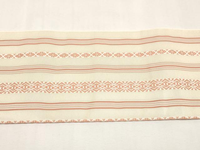 平和屋着物＊夏物　本場筑前博多織　八寸名古屋帯　紗献上　正絹　逸品　CABL1316tx