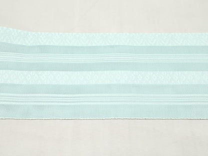 平和屋着物＊夏物　八寸名古屋帯　博多織　紗献上　藍白色　CABL1329tx