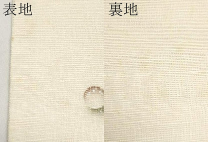 平和屋着物＊夏物　九寸名古屋帯　手描き　水玉　正絹　逸品　CABL1343tx