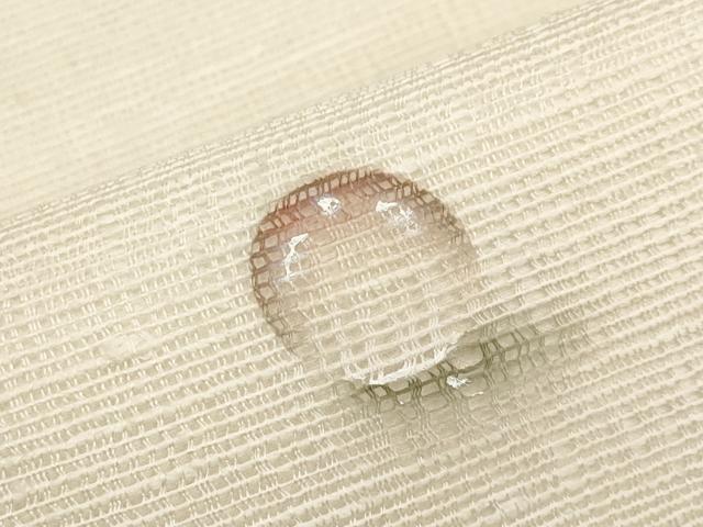 平和屋着物＊夏物　九寸名古屋帯　手描き　水玉　正絹　逸品　CABL1343tx