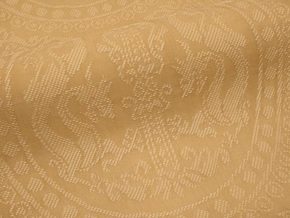 平和屋着物＊夏物　全通柄　九寸名古屋帯　龍　小麦色　正絹　逸品　CABL1345tx