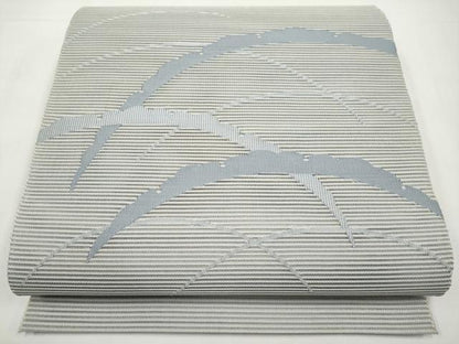 平和屋着物＊夏物　八寸名古屋帯　絽綴れ　雪芝文　正絹　逸品　CABL1363tx