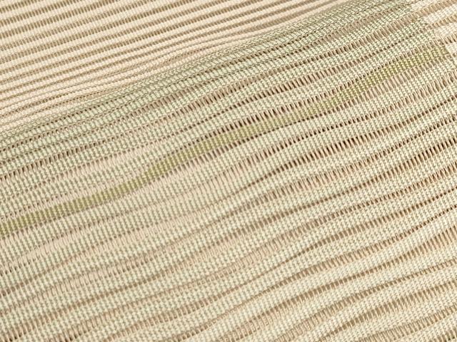 平和屋着物＊夏物　八寸名古屋帯　絽綴れ　市松文様　正絹　逸品　CABL1372tx