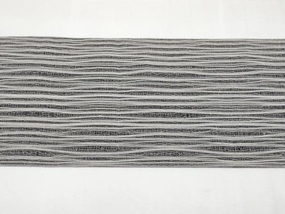平和屋着物＊夏物　九寸名古屋帯　櫛織　霞文　正絹　逸品　CABL1397tx