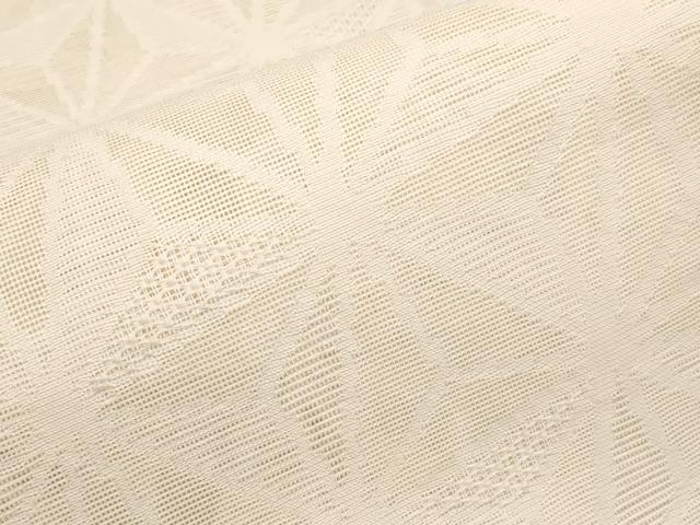 平和屋着物＊夏物　八寸名古屋帯　麻の葉文様　CABL1402tx