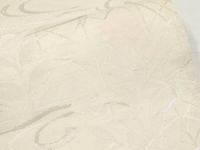 平和屋着物＊夏物　六通柄袋帯　桔梗　銀糸　正絹　逸品　未使用　CABL1423tx
