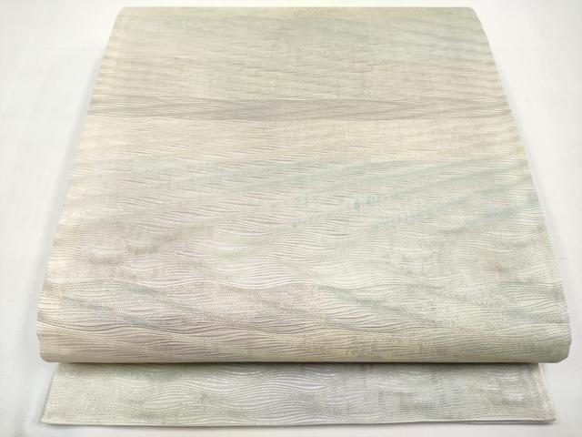 平和屋着物＊夏物　六通柄袋帯　霞文　金銀糸　正絹　逸品　CABL1425tx