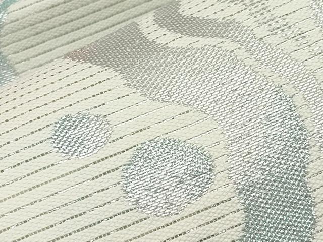 平和屋着物＊夏物　六通柄　京袋帯　道長文　銀糸　CABL1428tx