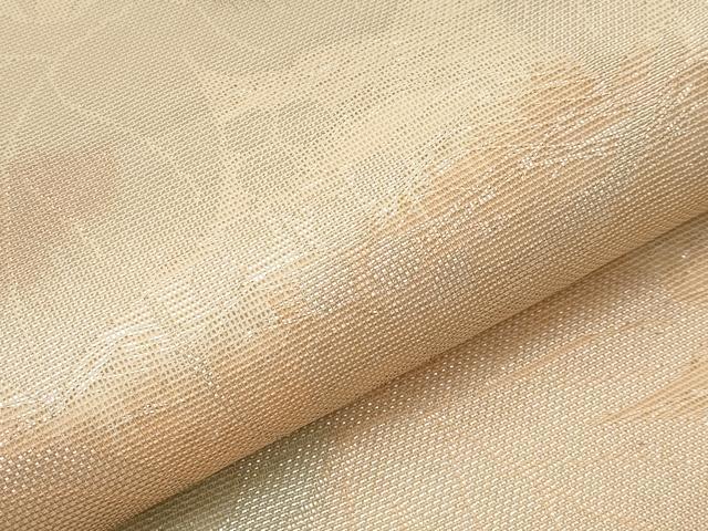 平和屋着物＊夏物　六通柄袋帯　葡萄蔦の葉文　銀糸　正絹　逸品　CABL1436tx