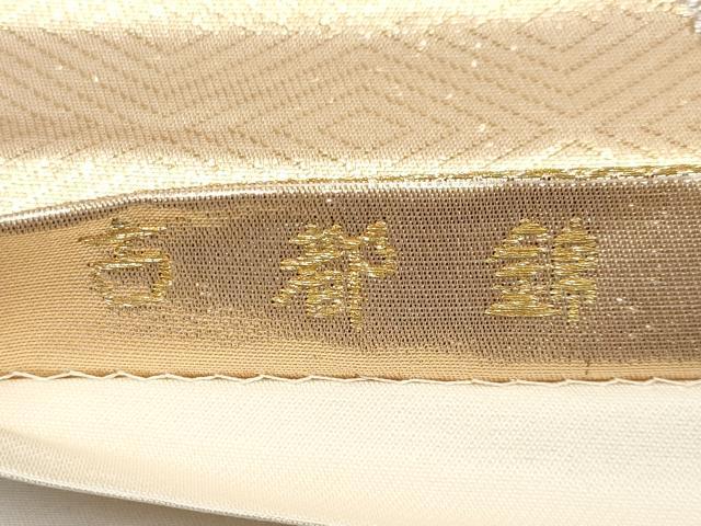 平和屋本店▼六通柄袋帯　古都錦　純金二重箔　正絹　逸品　CABL1487tx