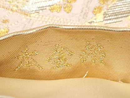 平和屋本店▼六通柄袋帯　唐織　姫几帳の調　本金箔　正絹　逸品　CABL1491tx