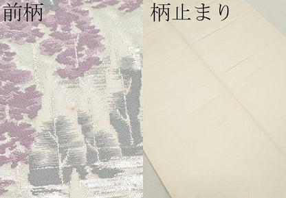 平和屋本店▼六通柄袋帯　清水寺　本金二重箔　正絹　逸品　CABL1510tx