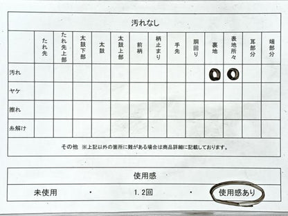 平和屋着物◎半幅帯　花唐草文　CABL1664nb