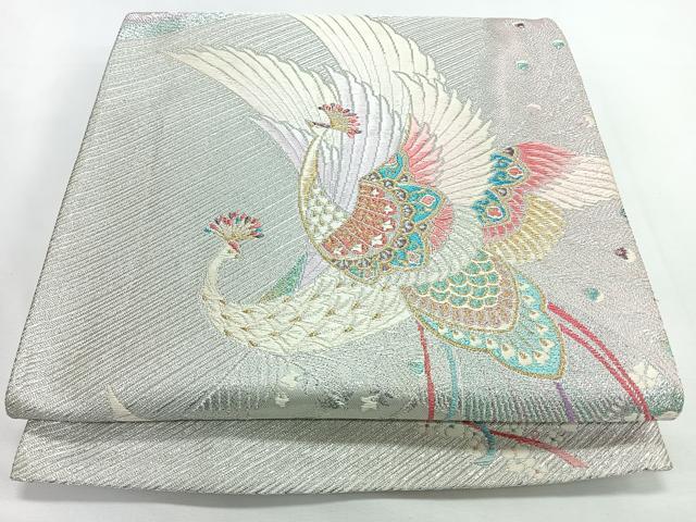 平和屋着物◎両面　六通柄袋帯　唐織　鳳凰　金銀糸　正絹　逸品　CABL1688nb