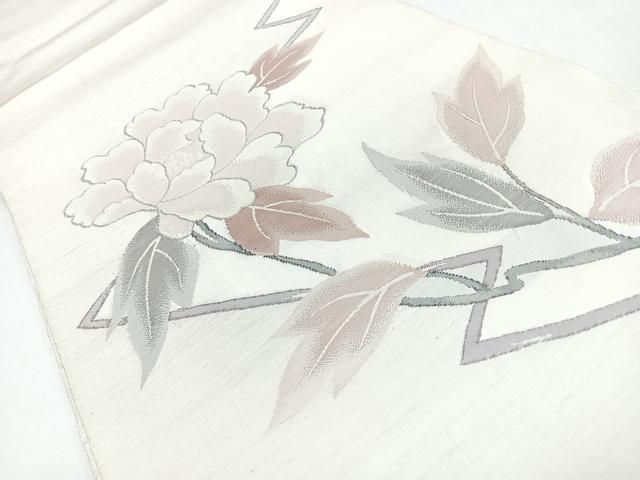 平和屋着物◎太鼓柄袋帯　舞花文　正絹　逸品　CABL1857nb