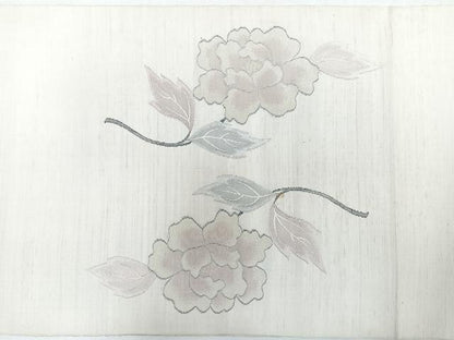 平和屋着物◎太鼓柄袋帯　舞花文　正絹　逸品　CABL1857nb