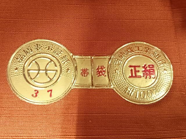 平和屋着物◎西陣　老舗　渡文謹製　手織　全通柄袋帯　纐纈　人物風景文　正絹　逸品　CABL1877nb