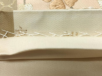 平和屋着物◎六通柄袋帯　唐織　瑞鳥裂賓文　金糸　正絹　逸品　CABL1887nb