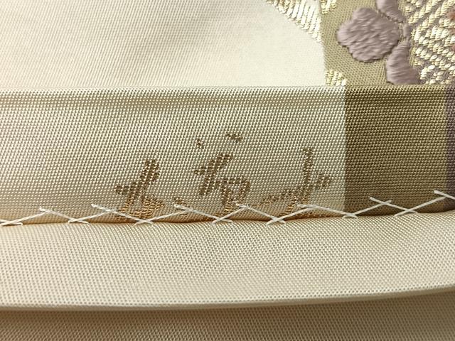 平和屋着物◎六通柄袋帯　唐織　瑞鳥裂賓文　金糸　正絹　逸品　CABL1887nb