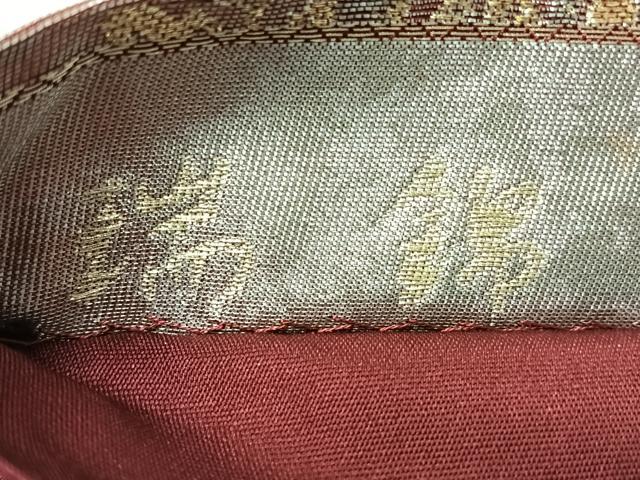 平和屋着物◎六通柄袋帯　瑞錦　向かい鳥更紗花文　金銀糸　正絹　逸品　CABL1910nb