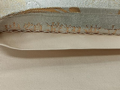 平和屋着物◎六通柄袋帯　瑞鳥遊翔波文　金銀糸　正絹　逸品　CABL1915nb