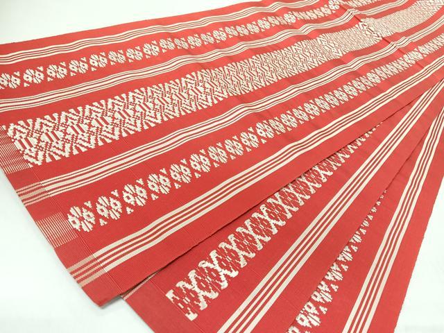平和屋着物◎本場筑前博多織　八寸名古屋帯　献上　一重帯　正絹　逸品　未使用　CABL1950nb