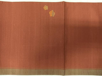 平和屋着物◎西陣　宮階織物　太鼓柄袋帯　紬地　番傘　正絹　逸品　CABL1954nb