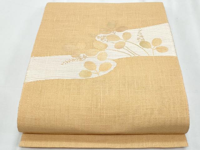 平和屋着物＊夏物　八寸名古屋帯　萩　逸品　CABL2009fb