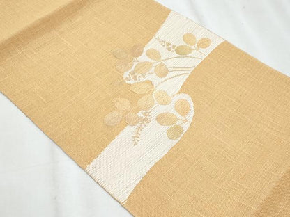 平和屋着物＊夏物　八寸名古屋帯　萩　逸品　CABL2009fb