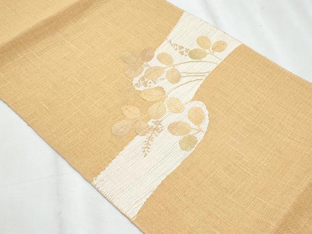 平和屋着物＊夏物　八寸名古屋帯　萩　逸品　CABL2009fb