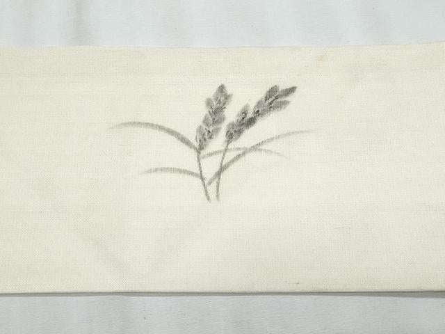 平和屋着物＊夏物　九寸名古屋帯　作家物　手描き　トンボ　正絹　逸品　CABL2015fb