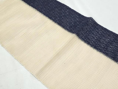 平和屋着物＊夏物　八寸名古屋帯　羅　間道　正絹　逸品　CABL2023fb