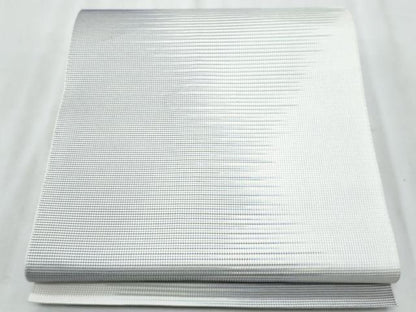 平和屋着物＊夏物　本場筑前博多織　八寸名古屋帯　横段文　正絹　逸品　CABL2055fb