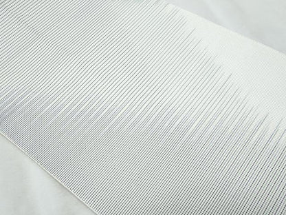 平和屋着物＊夏物　本場筑前博多織　八寸名古屋帯　横段文　正絹　逸品　CABL2055fb