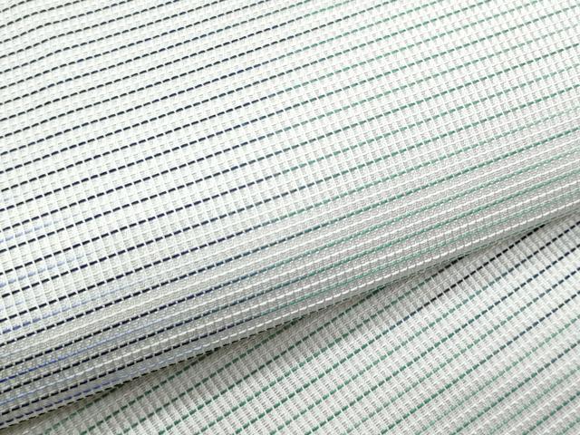 平和屋着物＊夏物　本場筑前博多織　八寸名古屋帯　横段文　正絹　逸品　CABL2055fb