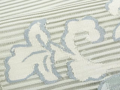 平和屋着物＊夏物　八寸名古屋帯　絽綴れ　枝花文　金銀糸　正絹　逸品　CABL2064fb