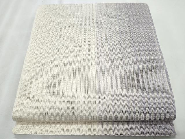 平和屋着物＊夏物　八寸名古屋帯　間道　正絹　逸品　CABL2066fb