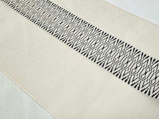 平和屋着物＊夏物　本場筑前博多織　八寸名古屋帯　紗献上　正絹　逸品　CABL2071fb