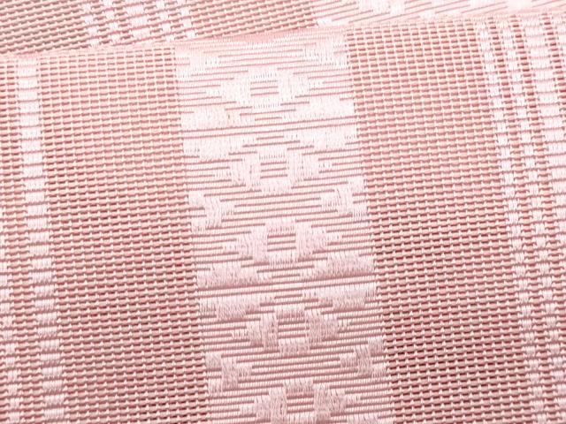 平和屋着物＊夏物　本場筑前博多織　八寸名古屋帯　紗献上　虹色　正絹　逸品　CABL2074fb