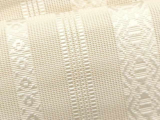 平和屋着物＊夏物　本場筑前博多織　八寸名古屋帯　紗献上　蒸栗色　正絹　逸品　CABL2085fb