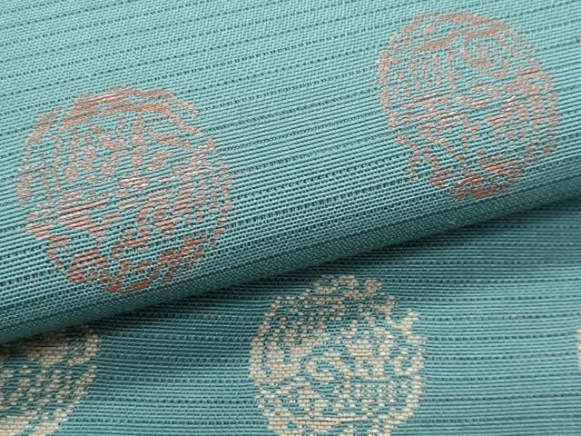 平和屋着物＊夏物　九寸名古屋帯　動物丸文　正絹　逸品　CABL2089fb