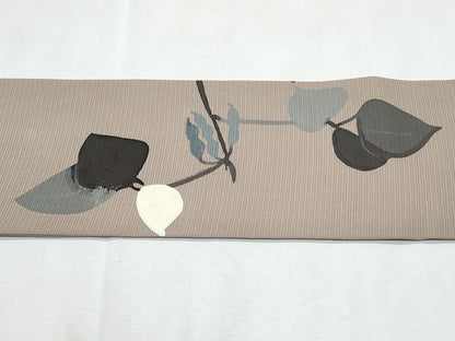 平和屋着物＊日展染色作家　高久空木　ろうけつ染　夏物　九寸名古屋帯　成り物　正絹　逸品　CABL2090fb