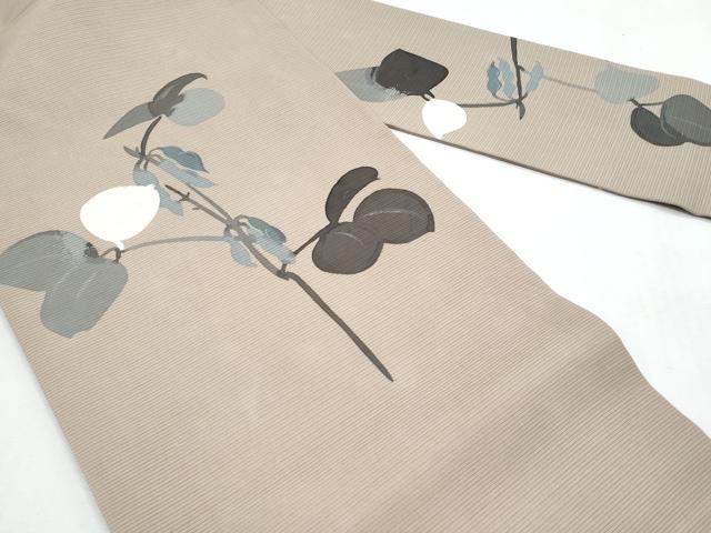 平和屋着物＊日展染色作家　高久空木　ろうけつ染　夏物　九寸名古屋帯　成り物　正絹　逸品　CABL2090fb